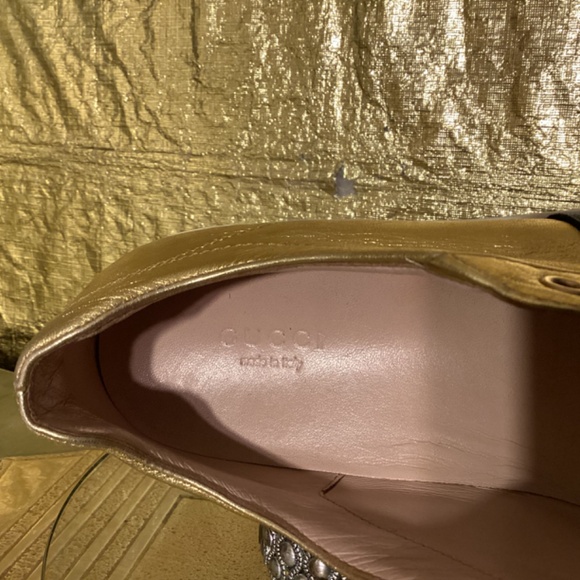 Gucci Alessandro Michele Peggy Rainbow good web platform sneakers - Picture 10 of 14